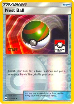 Nest Ball - 123/149 (League Cup) [Staff] (123) [League & Championship Cards] Reverse Holofoil