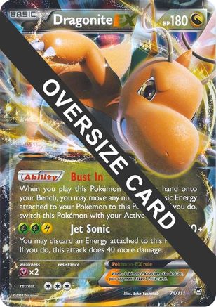 Dragonite EX - 74/111 (74) [Jumbo Cards] Holofoil