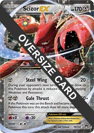 Scizor EX - 76/122 (76) [Jumbo Cards] Holofoil