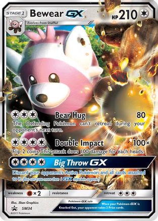 Bewear GX - SM34 (SM34) [SM Promos] Holofoil