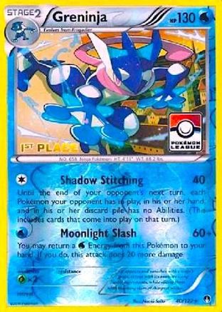 Greninja - 40/122 (Pokemon League) [1st Place] () [League & Championship Cards] Reverse Holofoil
