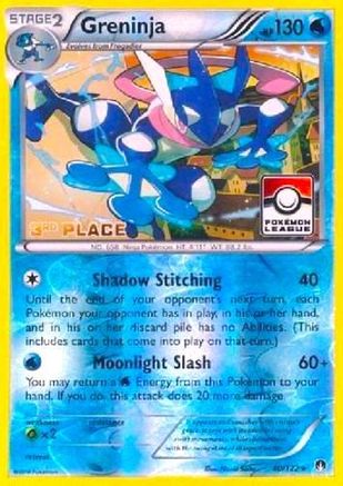 Greninja - 40/122 (Pokemon League) [3rd Place] (40) [League & Championship Cards] Reverse Holofoil