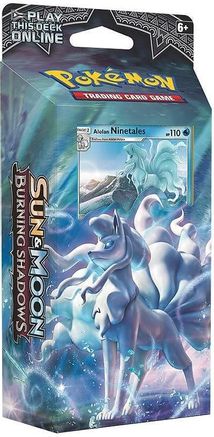 Pokemon Burning Shadows Theme Deck - "Luminous Frost" [Alolan Ninetales]