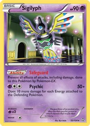 Sigilyph - 52/124 (52) [Deck Exclusives]