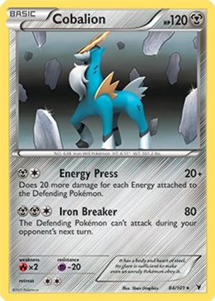 Cobalion - 84/101 (Battle Arena Deck Exclusive) (84) [Deck Exclusives]