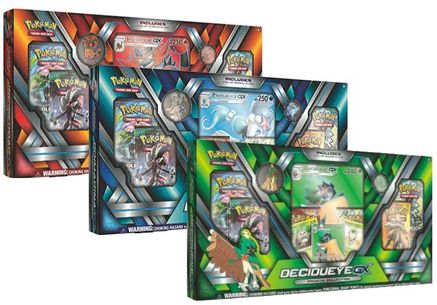 Pokemon Premium Collection [Set of 3] Decidueye GX, Primarina GX, & Incineroar GX