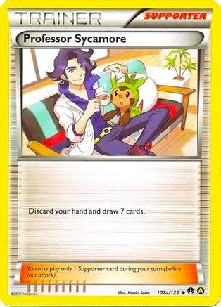 Professor Sycamore - 107a/122 (Non-Holo) (107a) [Alternate Art Promos]