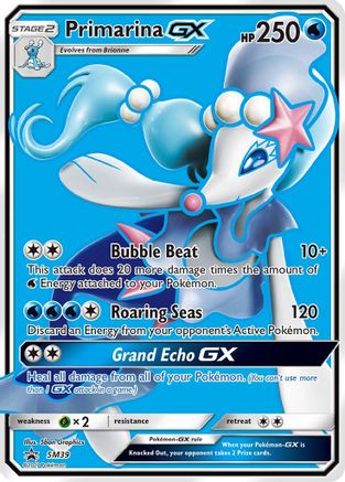 Primarina GX - SM39 (SM39) [SM Promos] Holofoil