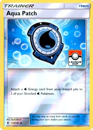 Aqua Patch - 119/145 (League Cup) (119) [League & Championship Cards] Reverse Holofoil