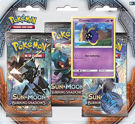 Pokemon Burning Shadows 3 Pack Blister [Cosmog]