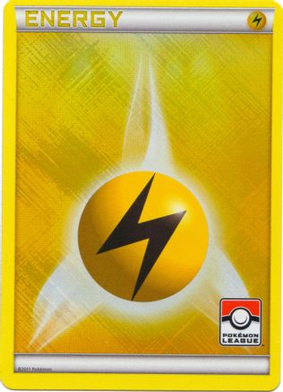 Lightning Energy (2011 Pokemon League) () [League & Championship Cards] Holofoil