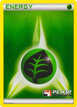 Grass Energy (2011 Play! Pokemon) () [League & Championship Cards] Holofoil