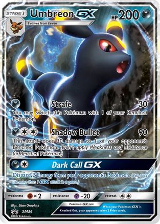 Umbreon GX - SM36 (SM36) [SM Promos] Holofoil