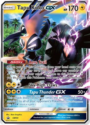Tapu Koko GX - SM50 (SM50) [SM Promos] Holofoil