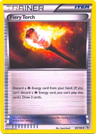 Fiery Torch - 89/106 (Sheen Holo) (89) [Miscellaneous Cards & Products] Reverse Holofoil