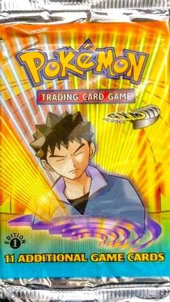 Pokemon Gym Heroes Booster Pack [1st Edition]