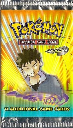 Pokemon Gym Heroes Booster Pack [Unlimited Edition]