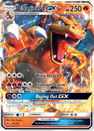Charizard GX (20) [SM - Burning Shadows] Holofoil