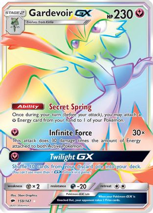 Gardevoir GX (Secret) (159) [SM - Burning Shadows] Holofoil