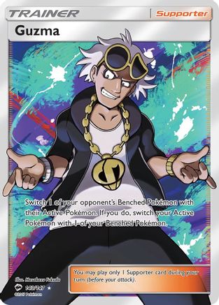 Guzma (Full Art) (143) [SM - Burning Shadows] Holofoil