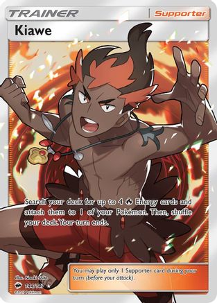 Kiawe (Full Art) (144) [SM - Burning Shadows] Holofoil
