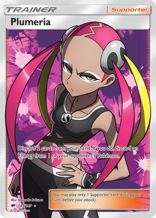 Plumeria (Full Art) (145) [SM - Burning Shadows] Holofoil
