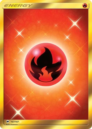 Fire Energy (Secret) (167) [SM - Burning Shadows] Holofoil