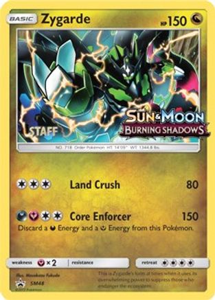 Zygarde - SM48 (Prerelease) [Staff] (SM48) [SM Promos] Holofoil