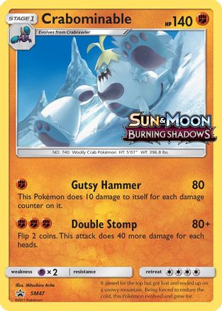 Crabominable - SM47 (Prerelease) (SM47) [SM Promos] Holofoil