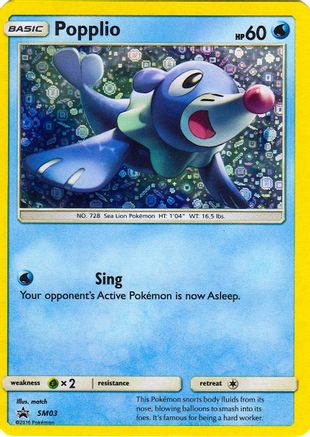 Popplio - SM03 (General Mills Promo) (SM03) [Miscellaneous Cards & Products] Holofoil