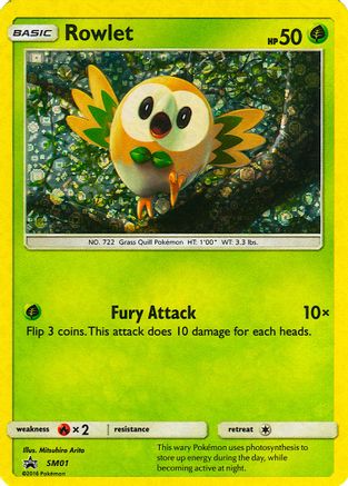 Rowlet - SM01 (General Mills Promo) (SM01) [Miscellaneous Cards & Products] Holofoil