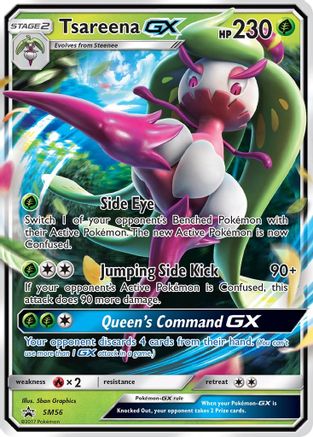 Tsareena GX - SM56 (SM56) [SM Promos] Holofoil