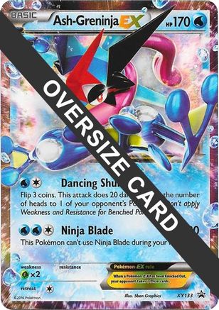 Ash-Greninja EX - XY133 (XY Black Star Promos) (XY133) [Jumbo Cards] Holofoil