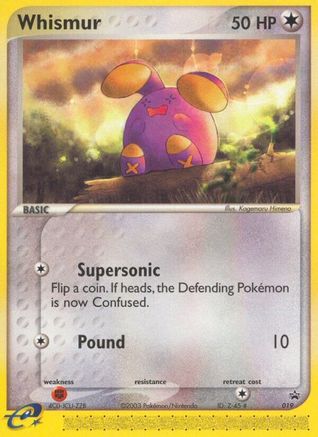 Whismur - 019 (Target Promo) (19) [Nintendo Promos]