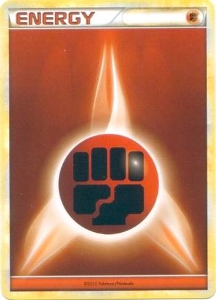 Fighting Energy (2010 Unnumbered HGSS Style Non-Holo) () [League & Championship Cards]