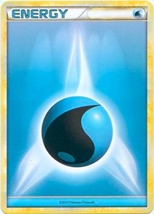 Water Energy (2010 Unnumbered HGSS Style Non-Holo) () [League & Championship Cards]