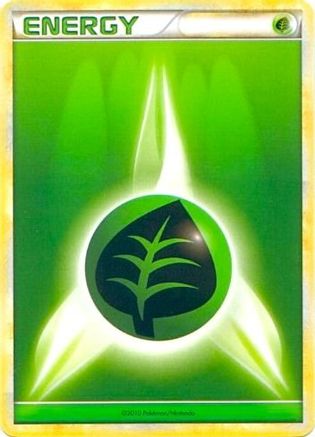 Grass Energy (2010 Unnumbered HGSS Style Non-Holo) () [League & Championship Cards]