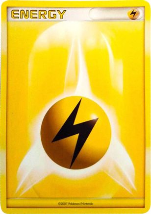 Lightning Energy (2007 Unnumbered D/P Style Non-Holo) () [League & Championship Cards]