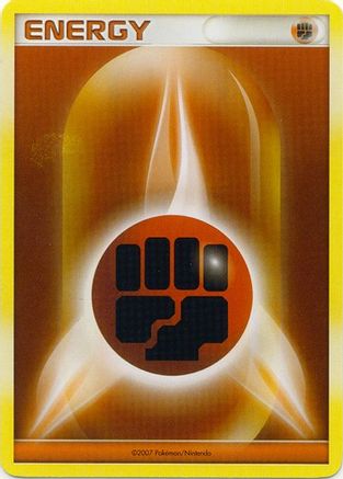 Fighting Energy (2007 Unnumbered D/P Style Non-Holo) () [League & Championship Cards]