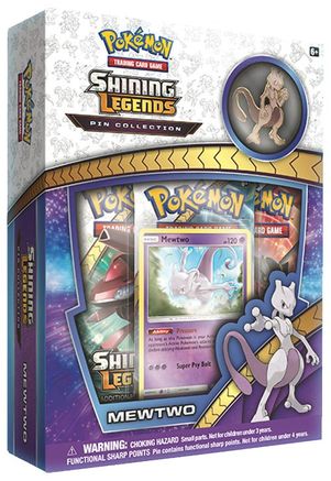 Pokemon Shining Legends Pin Collection: Mewtwo