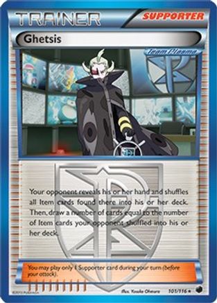Ghetsis - 101/116 (BW Plasma Freeze) (101) [Deck Exclusives]