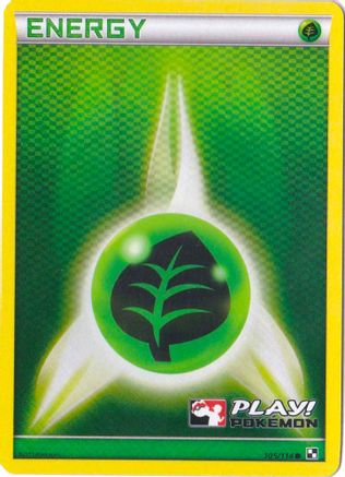 Grass Energy - 105/114 (Play! Pokemon) (105) [League & Championship Cards] Holofoil