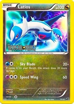 Latios - 10/20 (Dragon Vault) (10) [Blister Exclusives] Holofoil