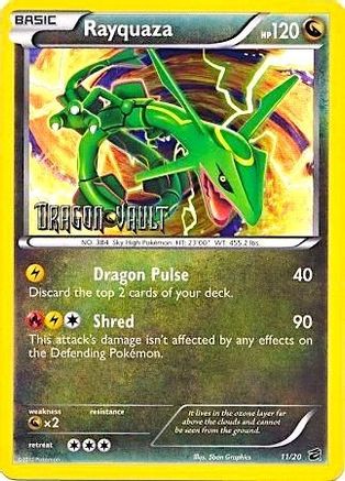Rayquaza - 11/20 (Dragon Vault) (11) [Blister Exclusives] Holofoil