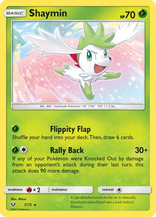 Shaymin (7) [Shining Legends] Reverse Holofoil