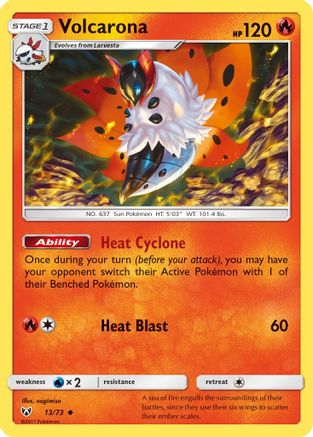 Volcarona (13) [Shining Legends]