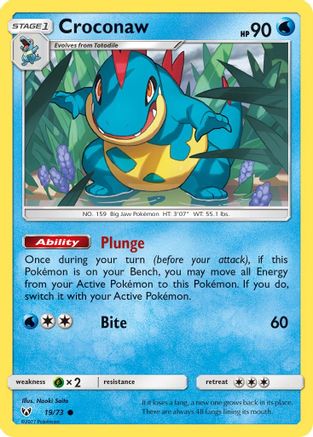 Croconaw (19) [Shining Legends]