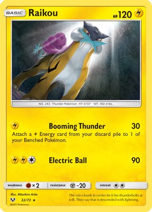 Raikou (32) [Shining Legends] Holofoil