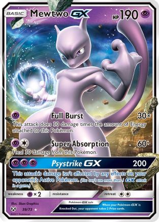 Mewtwo GX (39) [Shining Legends] Holofoil