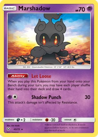 Marshadow (45) [Shining Legends] Reverse Holofoil